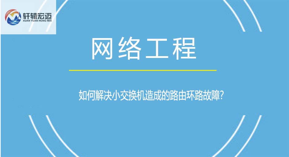 如何解决小型交换机造成的路由环路故障？